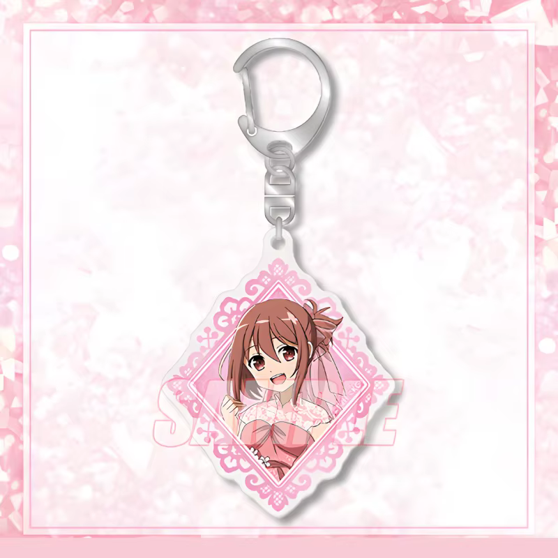 Yuki Yuna is a Hero : Hanayui no Kirameki GAME 6CM Figurine en acrylique porte-clés, breloque de sac, pendentif de sac à dos, pendentif de dessin animé
