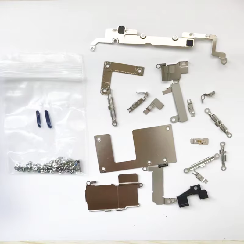 Kit complet de petites pièces de support interne en métal + vis complètes pour iPhone 11 12 13 MINI 14 15PRO MAX 7 7plus 8 Plus 7P 8P X XR XS MAX