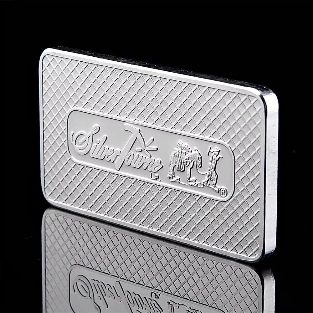 American Prospector 1OZ 999 valeur barre de lingots en argent fin pièce de monnaie en métal de l'union américaine à collectionner