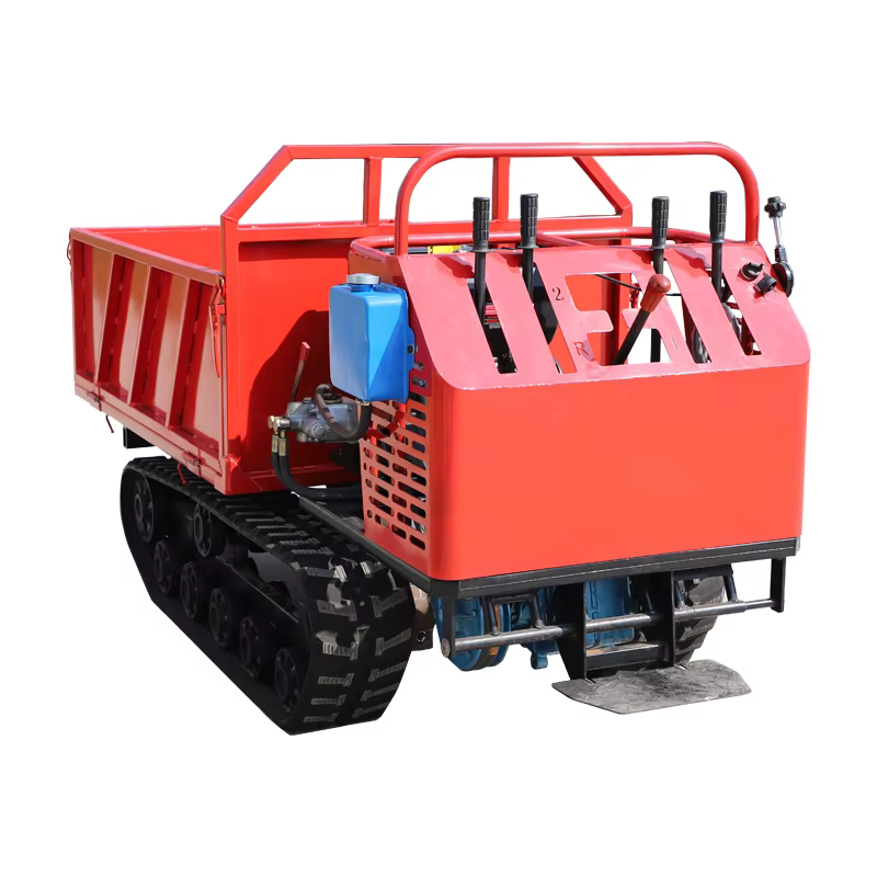 Mini Dumper sur chenilles personnalisé, camion à benne basculante multifonctionnel, ferme, pour la Construction