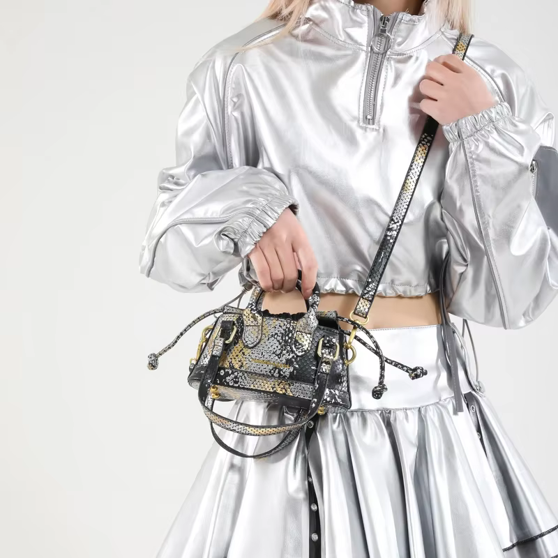 Mini sac à bandoulière pour femmes, sac à main de styliste de bonne qualité en cuir PU pour téléphone, pochette avec cordon de serrage, petit sac pour femmes
