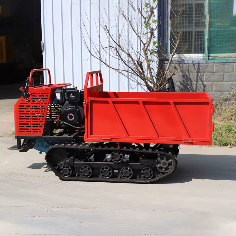 Mini Dumper sur chenilles personnalisé, camion à benne basculante multifonctionnel, ferme, pour la Construction