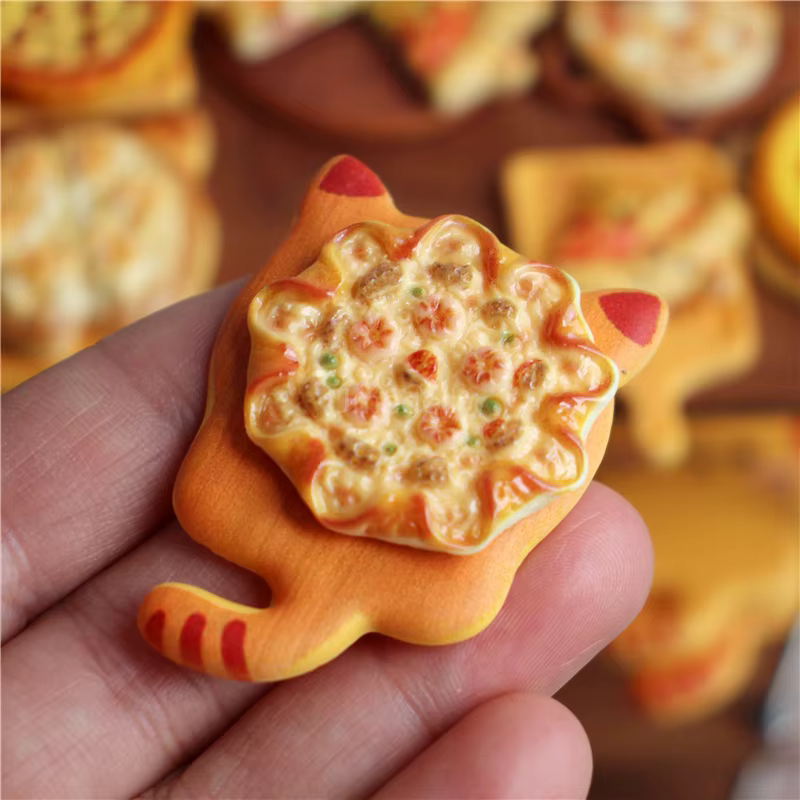 Plateau à Pizza Miniature pour maison de poupée, échelle 1/6, jeu de simulation de nourriture pour poupée Blyth BJD, accessoires, jouet