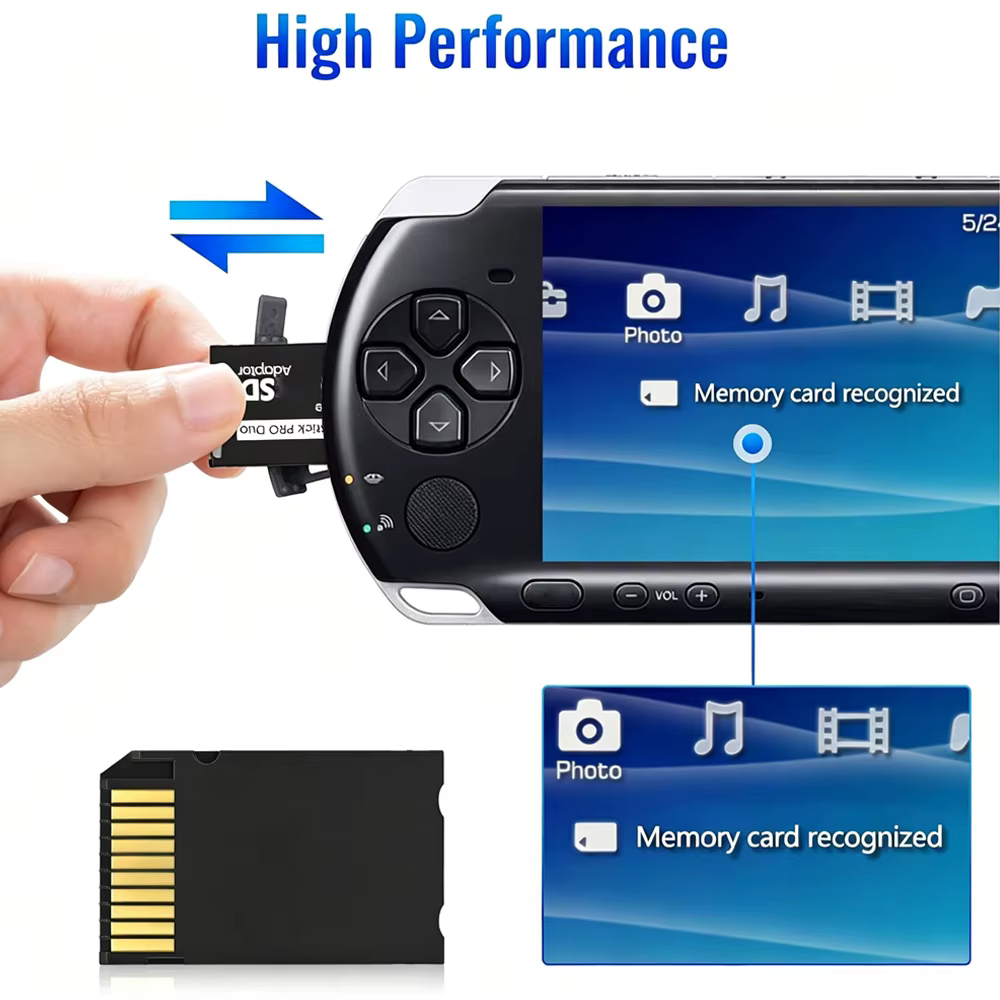 Mini lecteur de carte mémoire Pro Duo, nouvel adaptateur de carte SD TF vers MS pour convertisseur PSP, accessoires de jeu