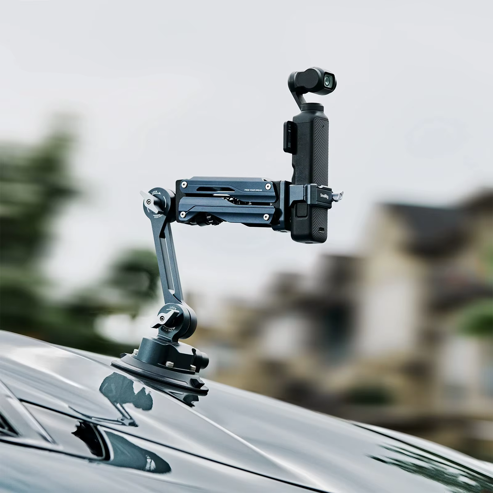 Bras amortisseur SmallRig Mini pour DJI Osmo Pocket 3 / GoPro HERO13 / Insta360 X4 5123