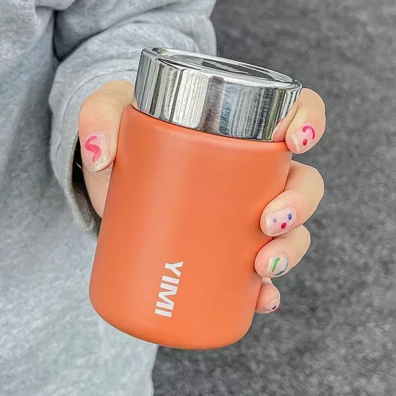 230ml Mini acier inoxydable 316 Thermos tasse mode Portable poche flacon sous vide café thé bouteille d'eau thermique gobelet