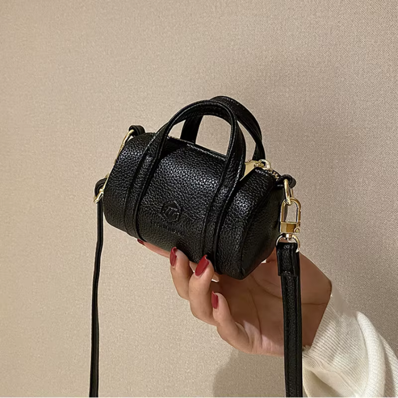 Mini sacs en cuir PU souple pour femmes, sacs à bandoulière, organisateur de rouge à lèvres, écouteurs, clé, pièce de monnaie, pochette de rangement d'argent