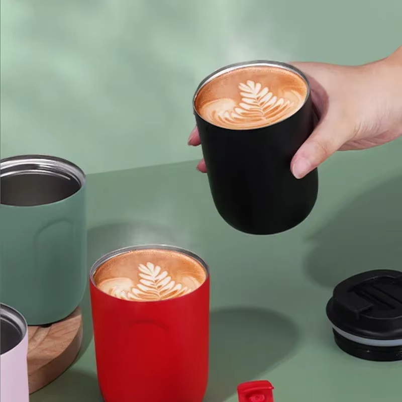 Mini bouteille Thermos tasse à café tasse en acier inoxydable thermique étanche flacon sous vide Double paroi gobelet isolé Travle Drinkware