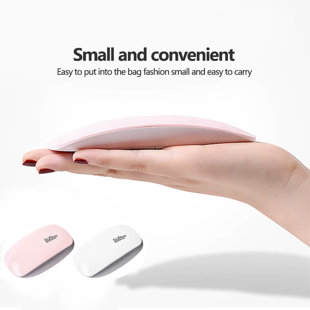 LINMANDA Mini lumière LED lampe de guérison Flash à durcissement rapide Interface USB conception pliante manucure personnelle utilisation de voyage à domicile lumière UV