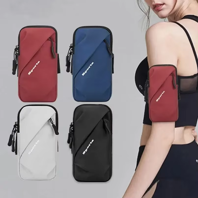 Support de téléphone en cours d'exécution sacs de Jogging pour iPhone Samsung universel étanche PU sport brassard téléphones bras sac accessoire de course