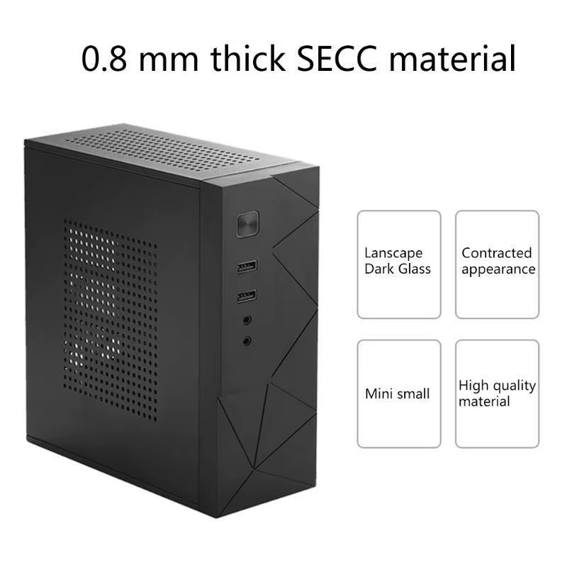 652F Mini ITX Micro pour boîtier Home cinéma châssis d'ordinateur personnel jeu bureau contrôle industriel boîtier d'ordinateur