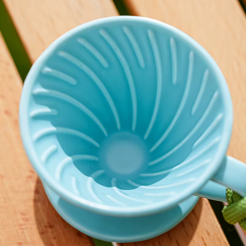 Mini V Sharped Havmore café brassage verser sur café goutteur en forme de cafetière goutteur céramique café filtre tasse