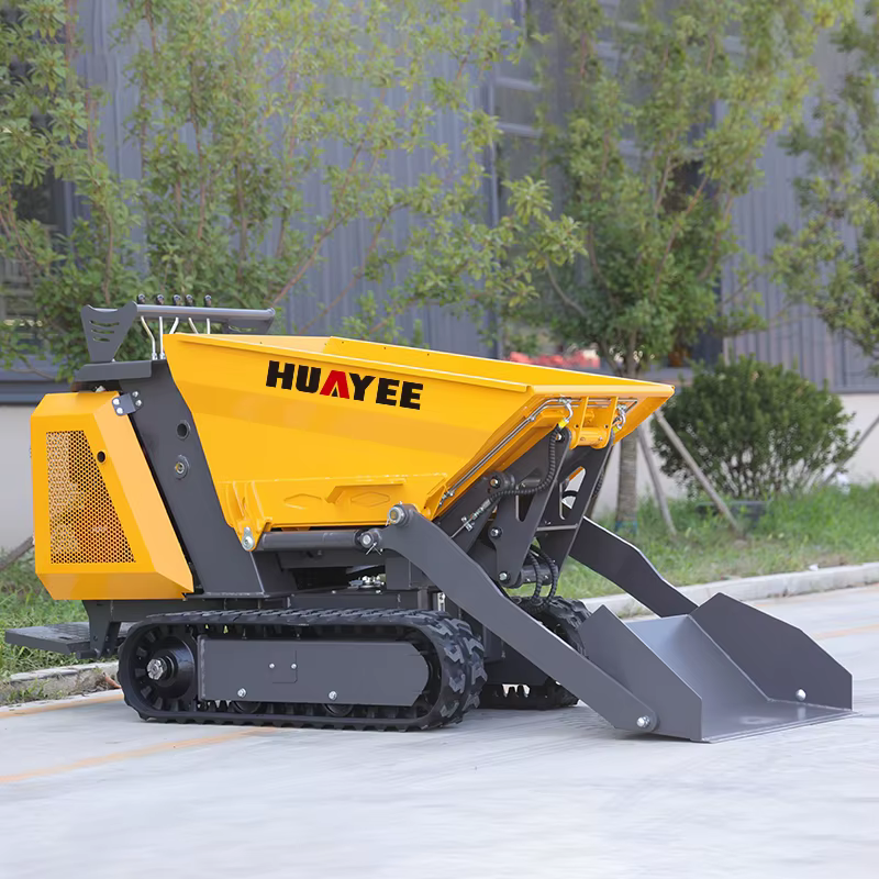 Mini-dumper sur chenilles personnalisable, camion benne agricole, 800 kg, livraison rapide, mini-dumper automatique.