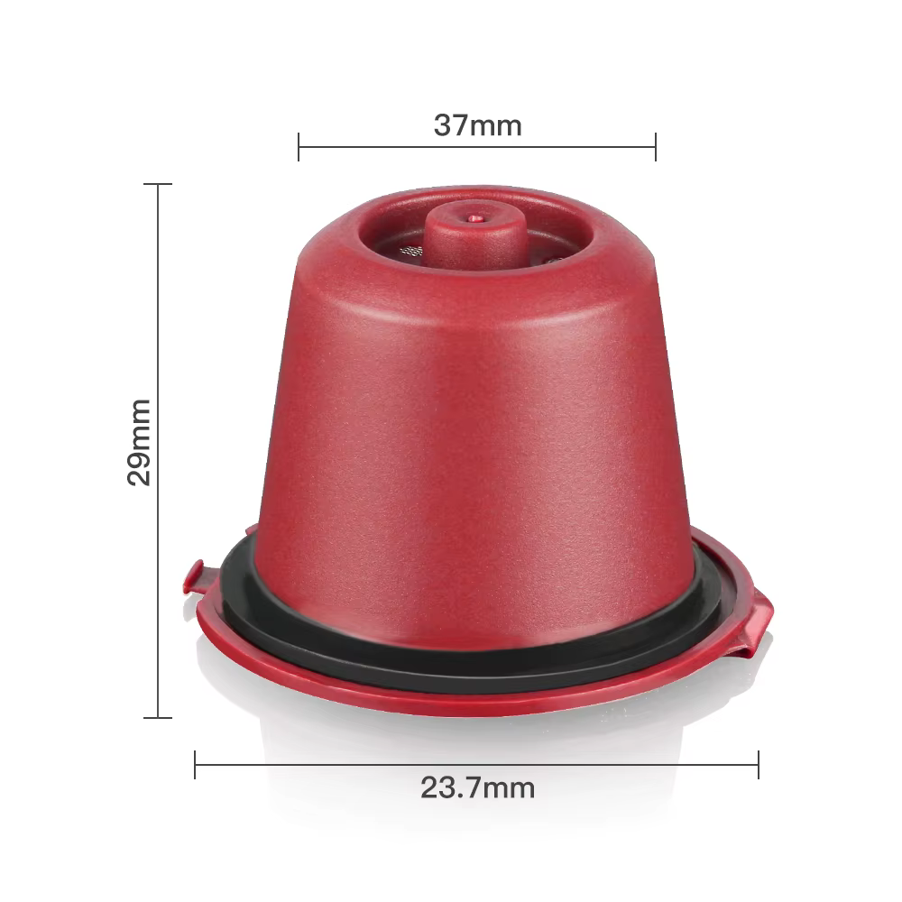 Capsule de café Nespresso rechargeable et réutilisable, dosettes Nespresso réutilisables avec une cuillère et une brosse, accessoires de café