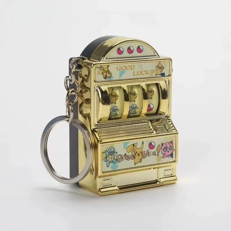 Machine de loterie Pokémon mini, décoration de bureau amusante, jouet manuel anti-stress, cadeau d'anniversaire, portable, pour soulager l'anxiété