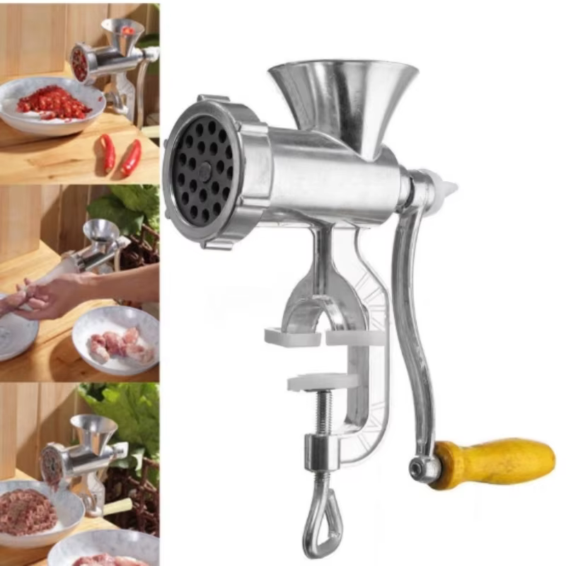 Hachoir à viande manuel multifonctionnel en métal pour la cuisine et l'industrie, hachoir à viande et à volaille, outil à saucisses, usage domestique