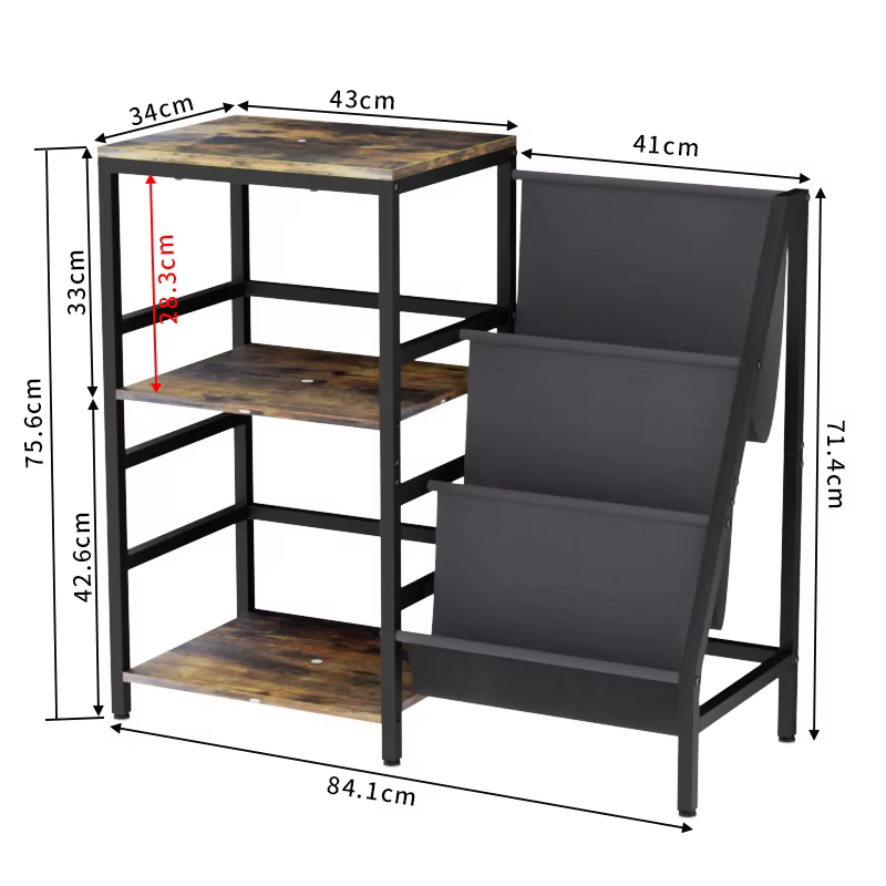 Support de Table de rangement pour disques vinyles, présentoir LP, armoire organisée multifonction, étagère sur pied en métal et bois, support de rangement