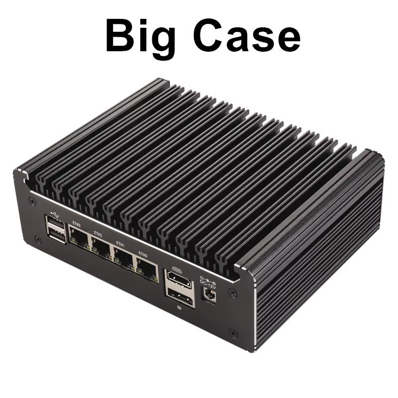 Mini PC pare-feu sans ventilateur Intel N150 N95 Core i5 8250U i3 8145U Pentium 4417U 4x2.5G i226 LAN Serveur domestique pfSense OPNsense
