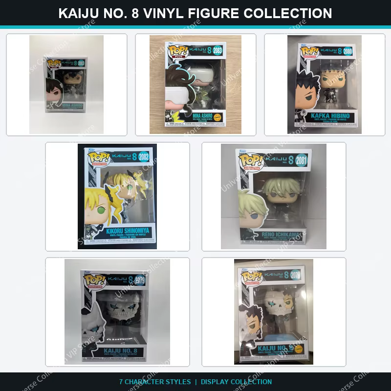 Funko POP Kaiju No. 8 figurines d'anime Mina Ashiro Reno Ichikawa Kikoru Shinomiya Kafka Hibino pour collection et exposition