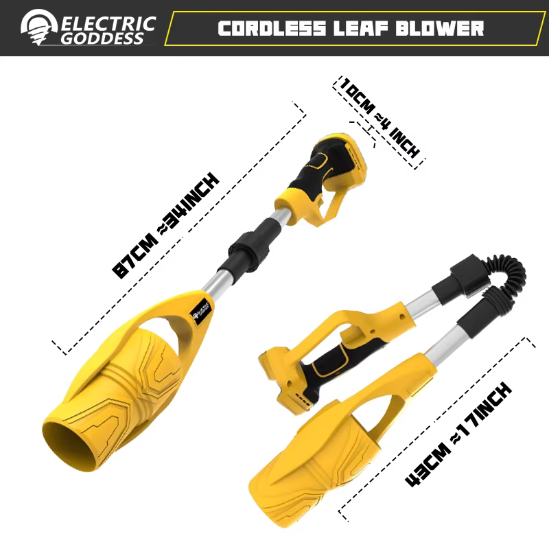 Makita – souffleur d'air électrique sans fil, souffleur de feuilles sans balais, pliable, anti-poussière de jardin, véhicule, outils de déneigement pour broche de batterie 18V