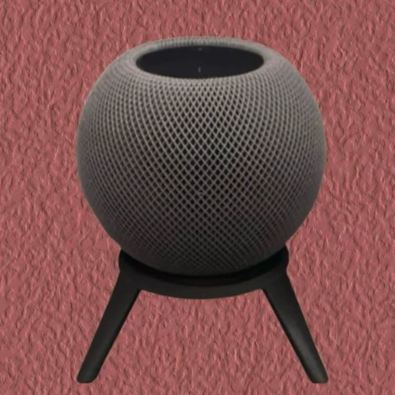Support de protection pour HomePod Mini, support en plastique anti-vibration, base trépied, support d'enceinte pour bureau
