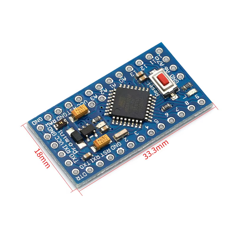 Pro Mini 5V/16M ATMEGA328 ATMEGA328P-AU pour Arduino