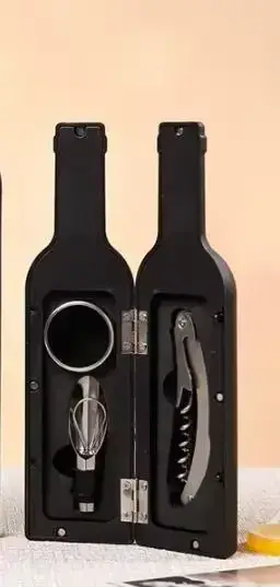 Accessoires d'ouvreur de vin de luxe, ensemble d'outils cadeaux avec tire-bouchon de serveur, Kit d'