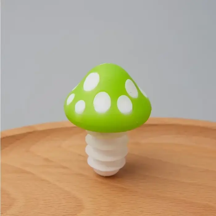 Bouchons de vin en forme de champignon en Silicone, bouchons de bouteille créatifs hermétiques et ét