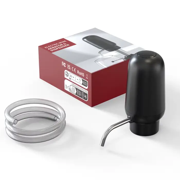 Aérateur et distributeur automatique de vin, décanteur à vin électrique aste à une touche, ensemble 