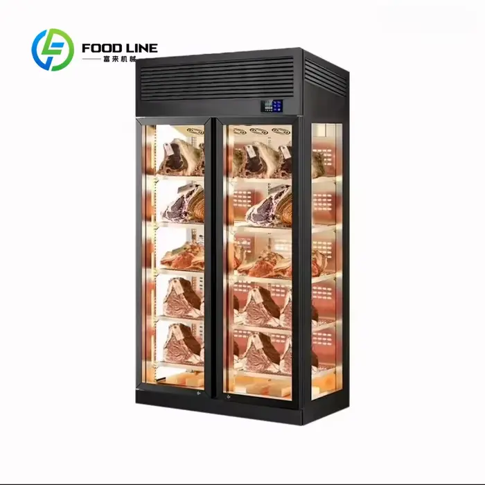 Chambre de maturation à sec personnalisée de haute qualité, intégrée, pour la maturation de steaks d
