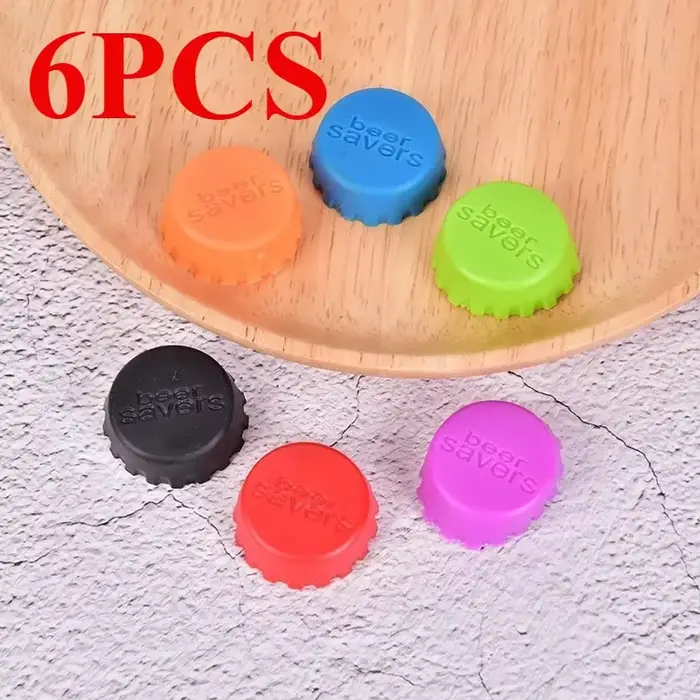 Bouchon de bouteille de bière en Silicone créatif, couvercle de conservateur, couvercle de bouteille