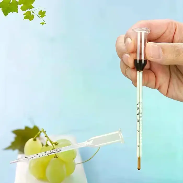 Alcoomètre, Testeur de teneur en alcool et de concentration en sucre du vin, Hydromètre, Testeur de 