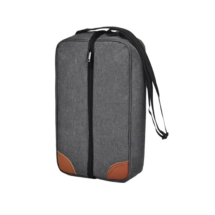 Sac isotherme à vin grande capacité avec poignée, porte-bouteilles de vin, capacité 2 bouteilles, tr