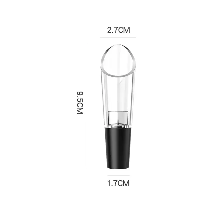 Verseur de vin en acrylique, carafe, aérateur de vin Portable, verseur de vin, aération rapide pour 