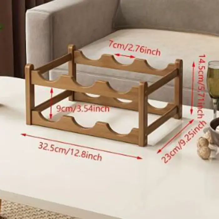 Présentoir à vin rouge décoratif pour la maison, support créatif pour bouteilles de vin, meuble à vi