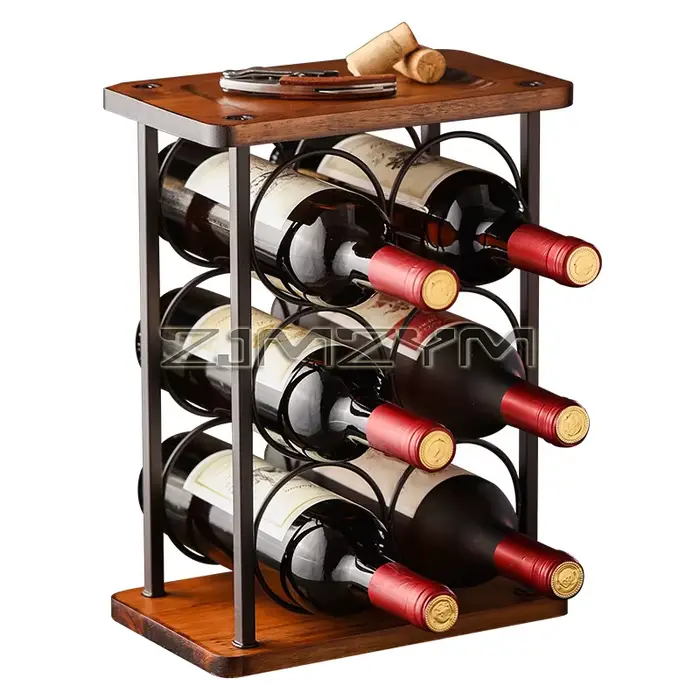 Casier à vin en bois cuisine bouteille de vin support de rangement Bar armoire à vin bouteille de vi