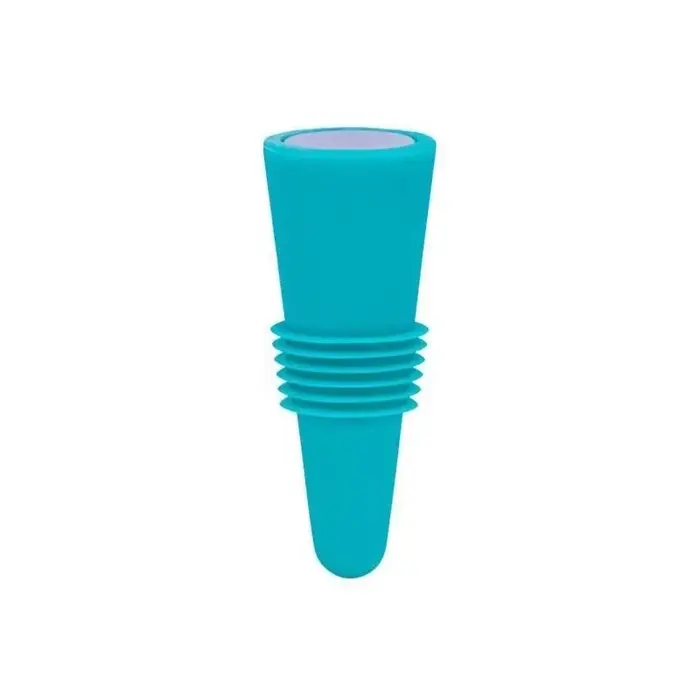 Bouchon de vin – Bouchons de bouteille de vin en silicone avec dessus de poignée, bouchons de scella