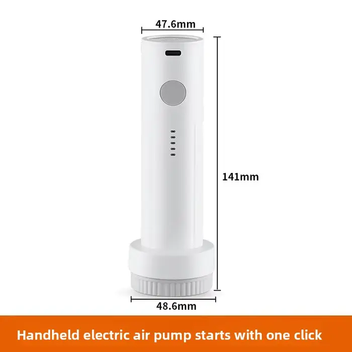 Pompe à vide électrique rechargeable USB-C, silencieuse, portable et légère, pour sacs de compressio