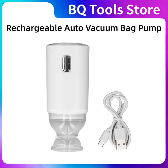 Pompe à sac sous vide automatique Rechargeable 90W 5V, pompe de Compression électrique Portable scel