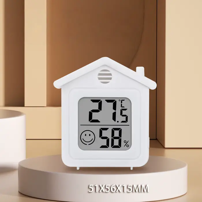 Mini hygromètre numérique magnétique, thermomètre électronique LCD, mesureur de température et d'hum