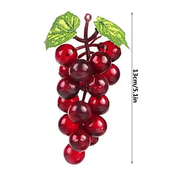 Grappe de raisins artificiels, fruits artificiels, simulation de raisin, grappes de faux raisins pou