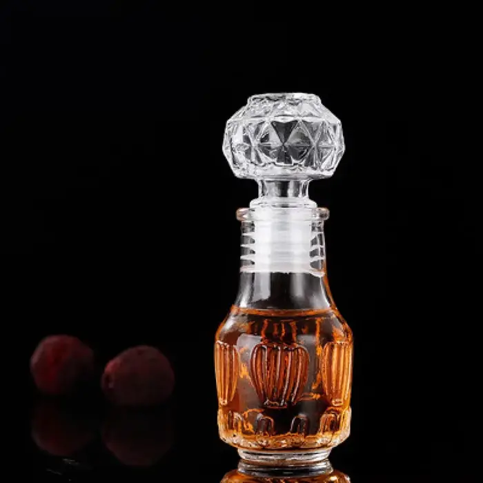 Verre à whisky français ou HI pour dcWine, pot de miel de parfum sculpté français, mini récipient de