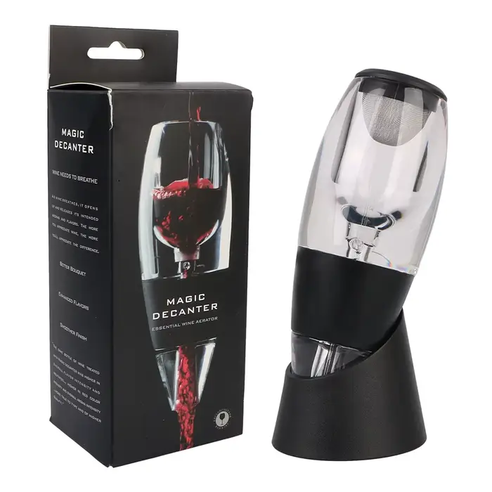 Professionnel pour Bar fête cuisine vin rouge whisky aérateur distributeur vin carafe verseur avec f