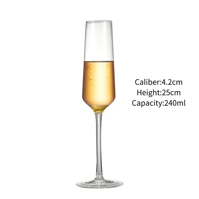 Verre à Champagne de grande valeur, gobelet à vin mousseux, verres à Champagne classiques, accessoir