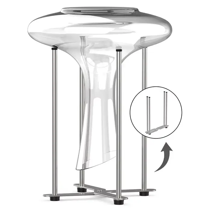Égouttoir à bouteilles de vin pliable multifonctionnel, organisateur de comptoir de cuisine peu enco