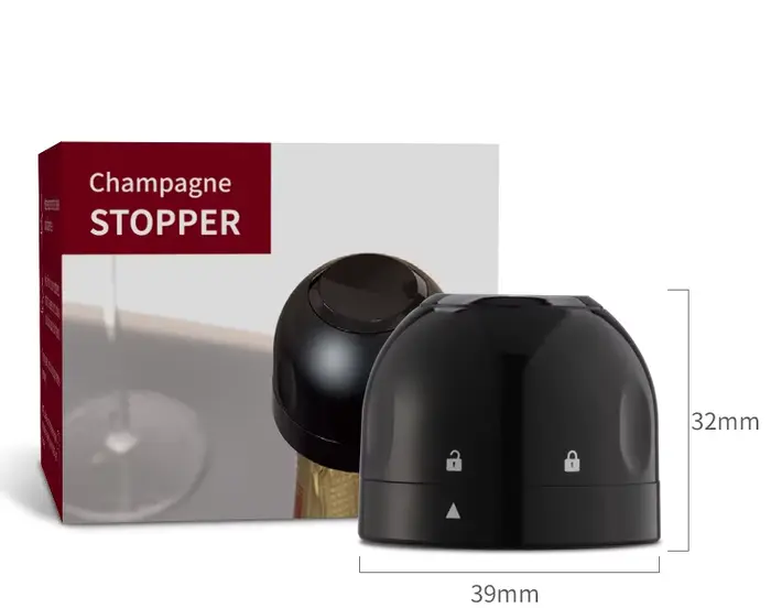Bouchon de bouteille de vin rouge en Silicone, 2 pièces, scellé sous vide, bouchon de bouteille de C