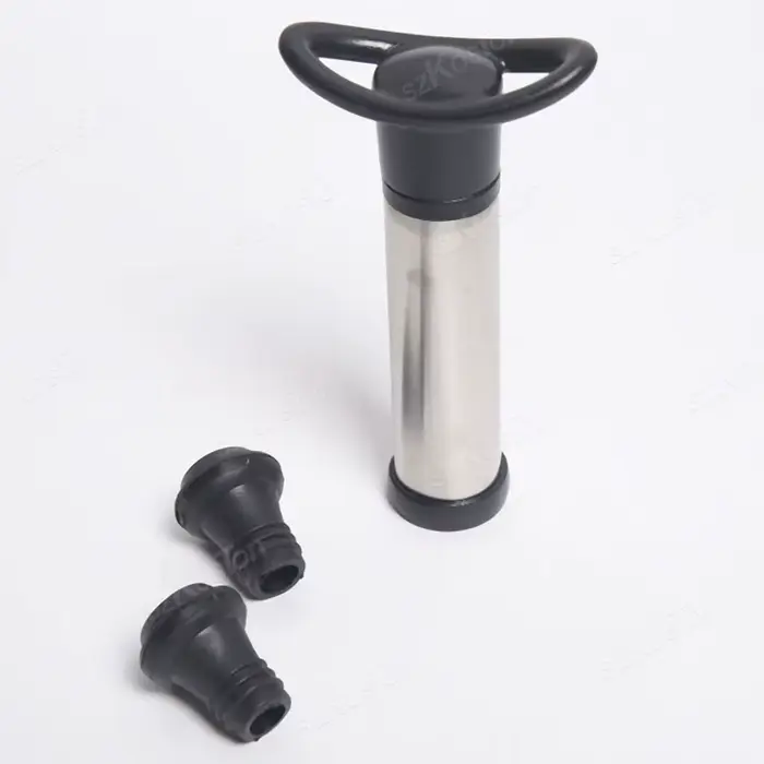 Bouchon de bouteille de vin avec pompe à vide