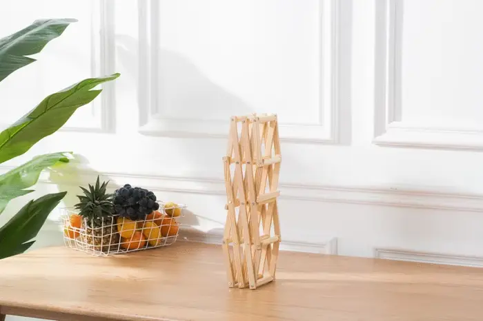 Étagères à vin en bois empilables