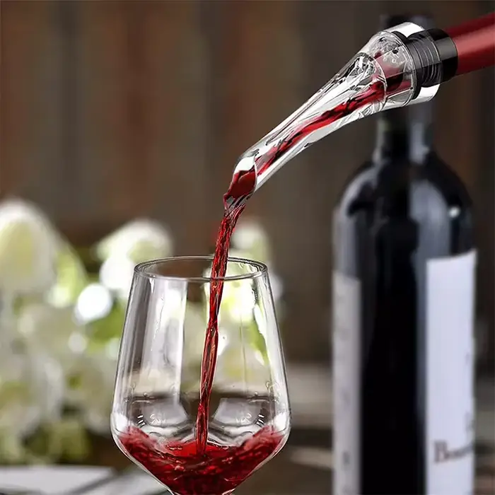 Aérateur de vin Premium verseur bec bulles riches décanteur bec