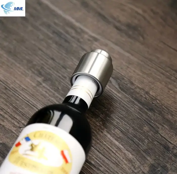 Bouchon de vin sous vide en acier inoxydable